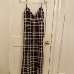 JULIETTA DOUBLE SLIT SLIP DRESS